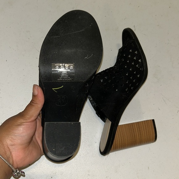 Route 66 Women's Black Studded Clogs - Picture 3 of 4